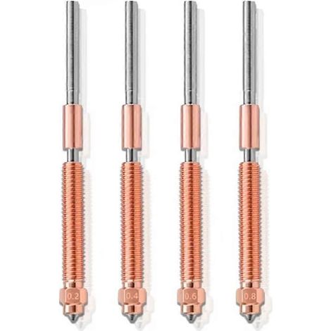 3D-Druckerzubehör für K2 PLUS Düse Integrierter Schnellverschluss Doppelte Metalldüse aus gehärtetem Stahl (1/5)