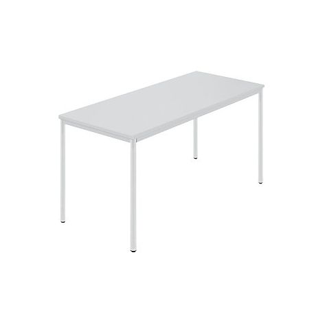 Mesa rectangular  tubo redondo revestido  A x P 1400 x 700 mm 