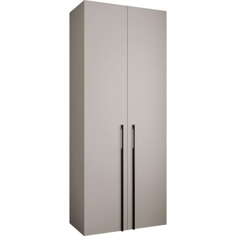 Armario Hartford 569, Cachemira, 246x100x52cm, Puertas de armario: Con bisagras, Número de estantes: 6 (1/5)