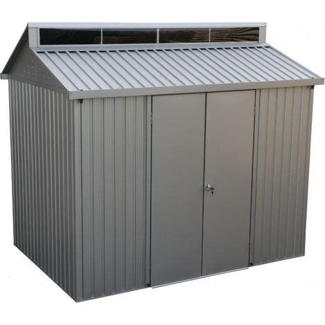 Casetta in Alluminio Alu 8'x6' Duramax 263 x 182 x 230,5 cm colore grigio
