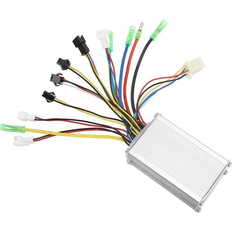 Contrôleur sans balais pour vélo électrique 36V/48V 15A en aluminium, module de commande moteur pour VAE