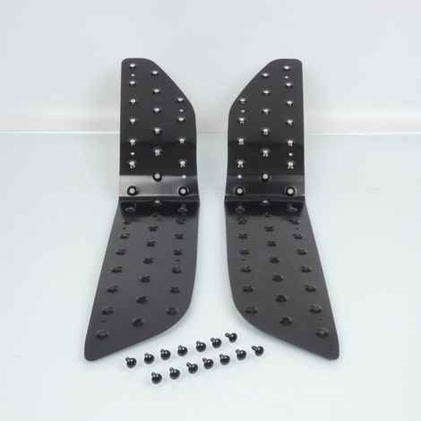 Protection de marche pied alu noir One pour scooter Yamaha 500