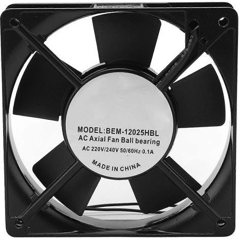 Ventilateur axial ultra-silencieux, super puissant, durée de vie de 50 000 heures, double roulement à billes, pour systèmes de refroidissement DIY (1/4)