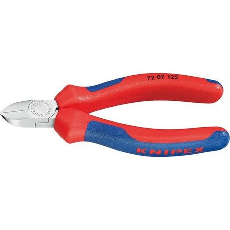 KNIPEX 72 02 125 Tronchesi per resina sintetica con manici multicomponente 125 mm