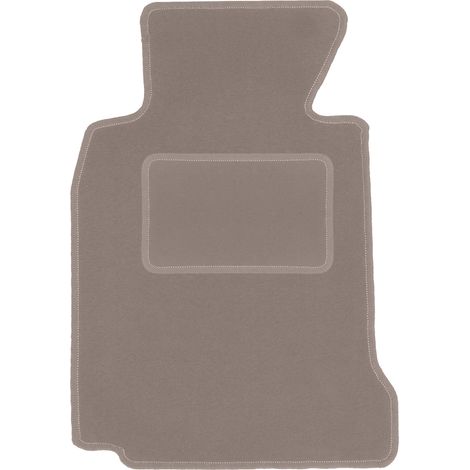 Alfombrilla de conductor beige para BMW 5 E39 sedán, familiar, turismo (1996-2004)