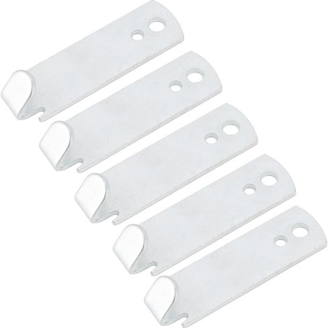 Outil de torsion pour fil de clôture 5 pièces, attaches pour poteaux T, matériel de réparation agricole en acier pour clôtures barbelées (1/5)
