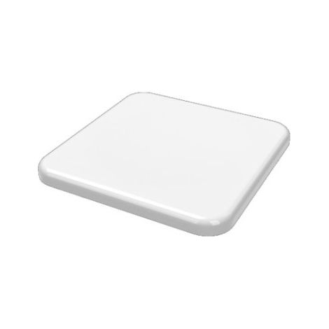 Assise de tabouret segmentée blanche