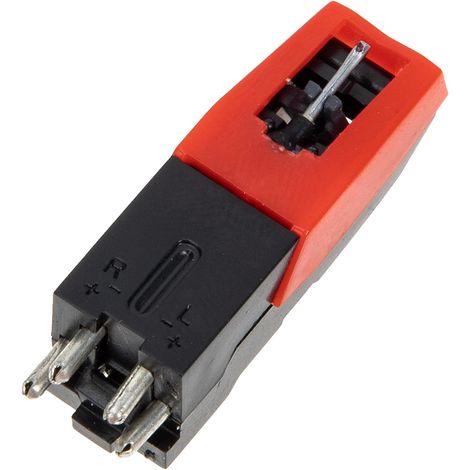Aiguille de Phonographe Installation Facile et Aluminium et Abs Rouge Forte Capacité de Suivi pour Platine Tourne-disque Vinyle Vintage (1/5)
