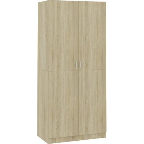 Garde-robe Chêne sonoma 90x52x200 (1/5)