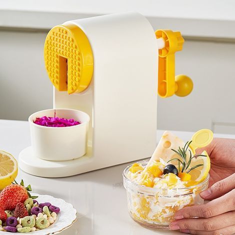 Machine à glace pilée manuelle compacte – Broyeur de glace à manivelle sans électricité pour granités, cocktails et desserts, idéale pour usage domestique-lsw (1/3)