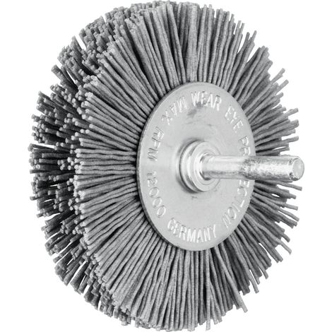 PFERD TOOLS Rundbürste ungezopft RBU Ø80x15 mm Schaft-Ø6 mm SiC-Filament-Ø0,90 Korn 180 10 Stk (1/5)