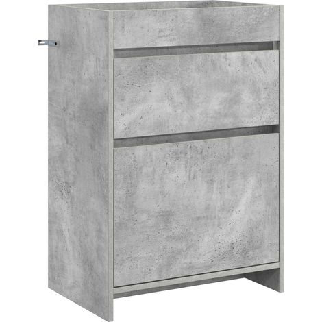 Bathroom Under Sink Cabinet Concrete Grey 56 x 37.5 x 81 cm vidaXL (1/5)
