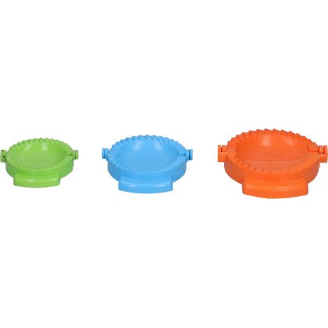 Moules à pâte en plastique, ensemble de trois pièces, pour la confection de raviolis, l'emballage, les accessoires de cuisine, la fabrication de raviolis, les tartes, les tartelettes, les croûtes à ta (1/5)