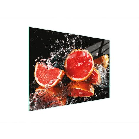 Glasschneidebrett 30x22 Grapefruit (1/5)