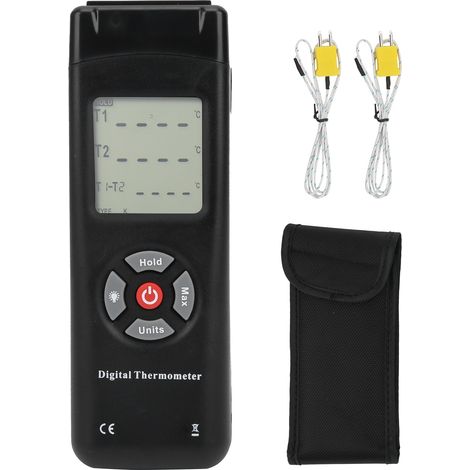 TL-TK02 Thermocouple Thermomètre Numérique LCD 2K Contact Type Capteur Température (1/5)