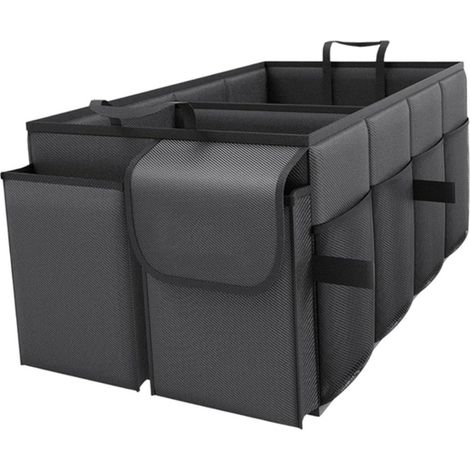 Organizzatore per bagagliaio di grandi dimensioni - organizer per auto - organizer per bagagliaio - Accessori per auto - Spazio di archiviazione nel bagagliaio - 56 x 34 x 29 cm