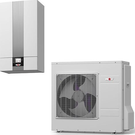 Wolf Wärmepumpe Luft-Wasser BWL-1SB-07 in Splitbauweise, o. Elektroheizelement (1/3)
