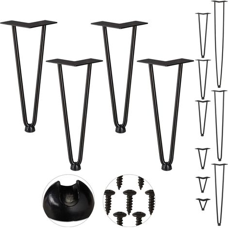 Set di 4 forcine per gambe per mobili