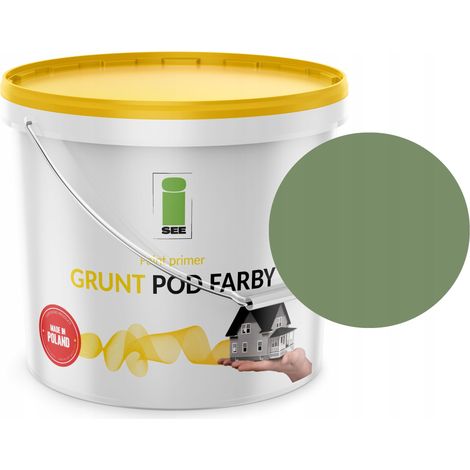 Imprimación de silicona para pintura de fachadas, verde oliva, tono verde, 10 l (1/5)