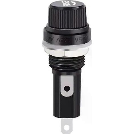 Für neue 12-mm-Montagebohrung VCQ für 5 20 10A 250V Gewindeschraubenkappen-Einbausicherungshalter - JXLGV (1/4)