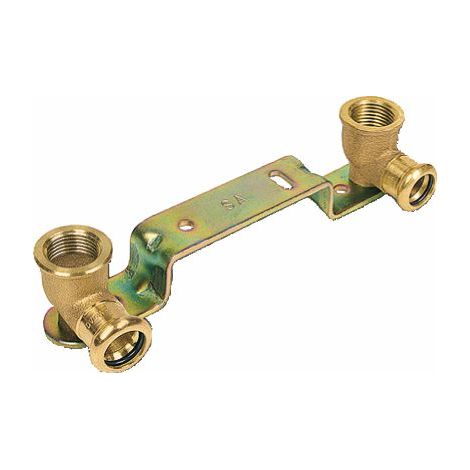 SANHA Rotguss Pressfitting 8976g Montageeinheit 15x1/2 - 83067860 von Buderus