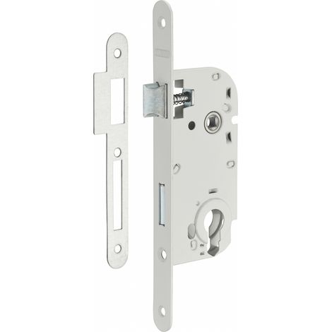 Thirard – Serrure monopoint encastrée pour porte d'entrée – Coffre en acier embouti – Entr'axe 70mm – Mécanisme à 1 tour – Pêne en alliage