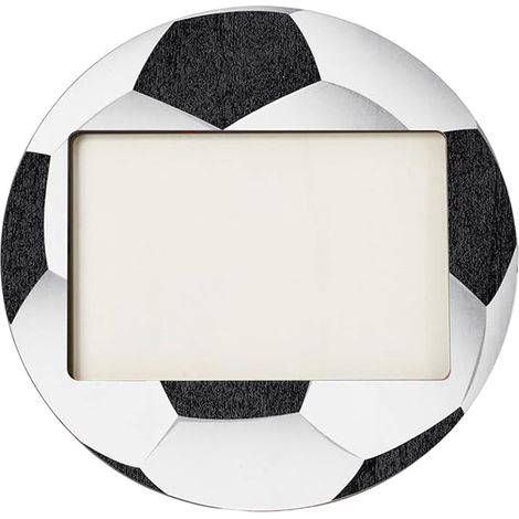 Cadre photo en bois, motif baseball/football américain, support rotatif, à fixer au mur ou à bureau. Décoration murale et de bureau. (1/5)