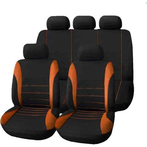 Ensemble 9 Pièces Housse Siège Auto, Tissu Respirant, Dos Spandex, Pour Peugeot 106 à 807