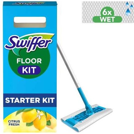Swiffer Boden Starterset Blue Bodenreinigungs-Set