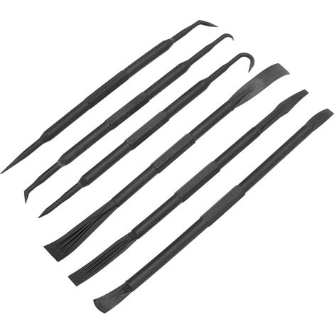 Satz mit 6 doppelseitigen schwarzen ABS-Hebeln zum Entfernen von O-Ringen und Dichtungszubehör (1/5)