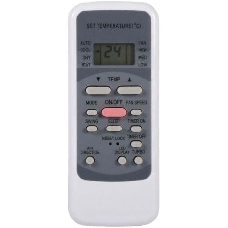 FENOPLASTICATélécommande universelle de remplacement pour climatiseur Midea R51M/E, nouvelle mode (1/4)