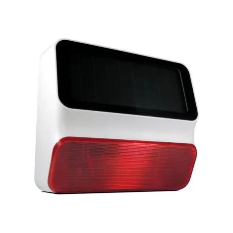 Sirena solare wireless con pannello solare avidsen 100728