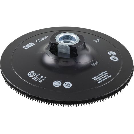 3M Haftstützteller mit Zentrierung für Scotch-Brite Schleifvlies ø 125mm Klett (1/4)