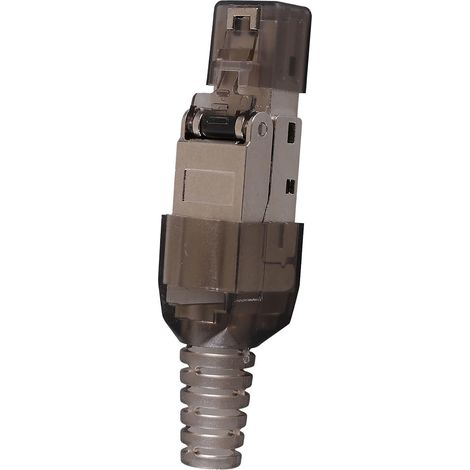 Connecteur RJ45 Cat8 modulaire, connecteurs blindés, câble Ethernet (1/5)