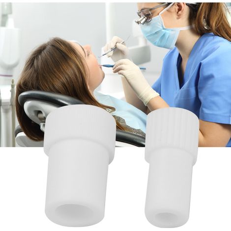 Adaptateur/convertisseur d'éjection pour tube d'aspiration dentaire (2 pièces) - Matériel chirurgical jetable pour dentiste (1/5)