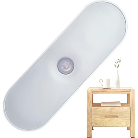 Lumières à détecteur de mouvement, veilleuse activée par le mouvement - Applique murale LED à détection de - Mini veilleuse LED blanc chaud avec détection grand Angle de 120 degrés, et étein (1/5)