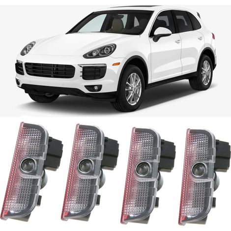 4pcs Car Projector Light, Car Door Light, Door Projector for Cayene/Macan/911/Boxster/Cayman Series (1/5)