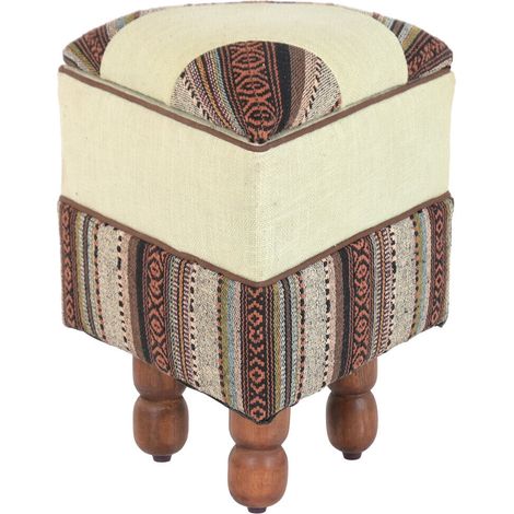 Reposapies Algodon Mango 40X40X45 Con Tapa (1/5)