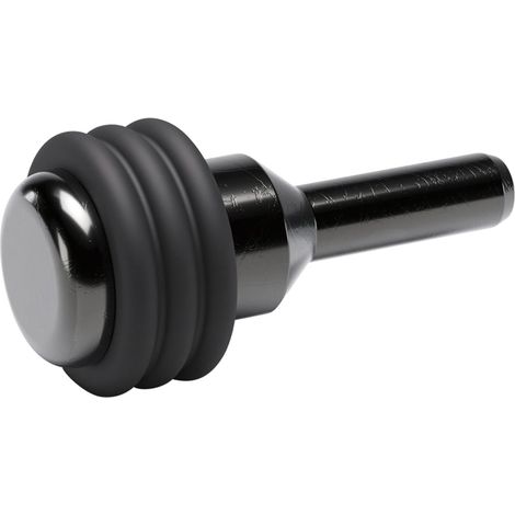 ITALIANA FERRAMENTA Glasbodenträger Petra zum Stecken, Bohr ø3 mm, vern. schwarz (1/3)