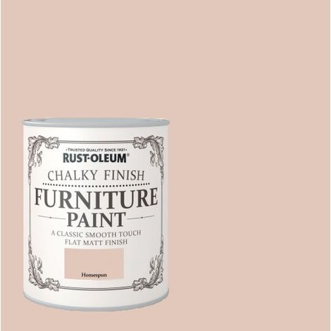 Rust-Oleum Chalk Chalky Furniture Paint Homespun 750ML