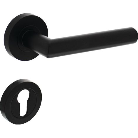 Poignée porte 0023.169305 VA sw rd.PZ DIN G/D D/D INTERSTEEL (1/2)