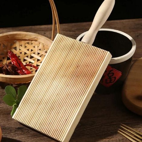 Planche à Gnocchis Italienne en Bois, Outil de Cuisson de Cuisine, Fabricant de Pâtes (1/5)