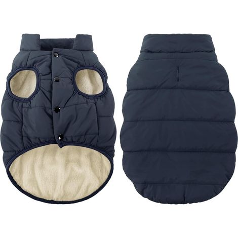 Manteau d'hiver pour Chien Imperméable Coupe-Vent Veste Chaude Polaire pour Chiot Gilet Vêtement pour Petits Grande Taille Chiens, Manteau Chien Hiver pour Chihuahua Teckel Bouledogue Francais (1/5)