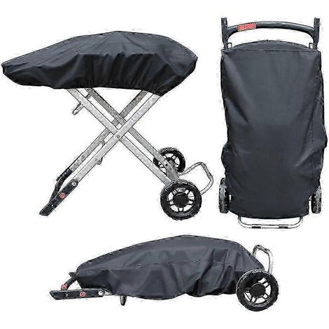 Housse pour barbecue à gaz portable Weber Traveler, 210d, robuste et imperméable, dimensions : 101 x 49 x 25 cm - HZ 2025 (1/5)