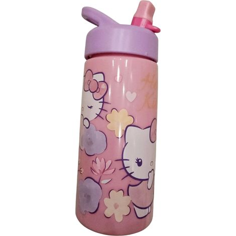 Botella infantil de plástico con boquilla de Hello Kitty, 410 ml. (1/5)
