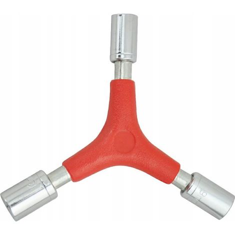 Clé à douille 3 en 1 Y pour vélos et scooters (8, 9, 10 mm)