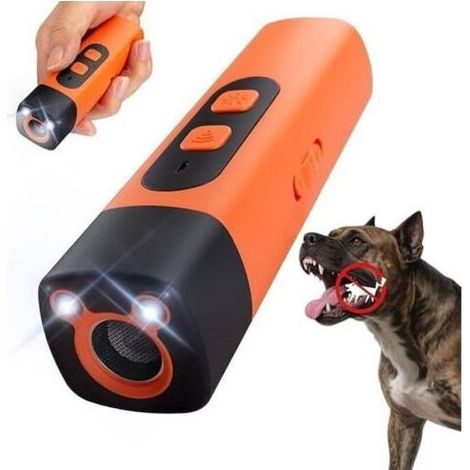 Appareil contrôle Antiaboiement à ultrasons,Anti Aboiement Chien Ultrason Puissant,Répulseur à ultrasons pour Chiens,Dispositif Anti aboiement 2en1,pour Chiens Petite,Moyenne et Grande