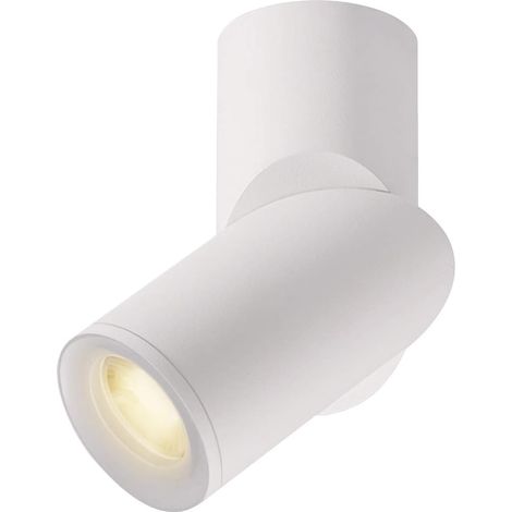 Plafonnier LED - Barre de Spots Orientable 12 W - 355 Degrés Pivotant - Aluminium - Blanc Chaud 3000 K - Pour Intérieur Bureau Salon Cuisine Salle - 1 Pièce