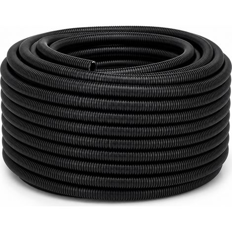Gaine Fendue Flexible 100 m pour Faisceau Auto Noir 10 mm (1/5)