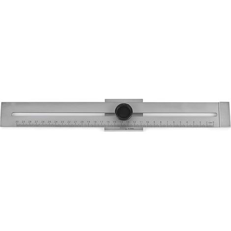 Lntyq 300mm Präzisionsspitze, Anreißwerkzeug, Anreißlehre, Streichmaß zum präzisen Anzeichnen und Abgrenzen von Markierungen und Hilfslinien (1/4)